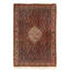 Iklakh Oriental Area Rug in Navy Blue
