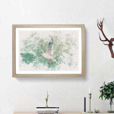 Seagull - Picture Frame Painting Print