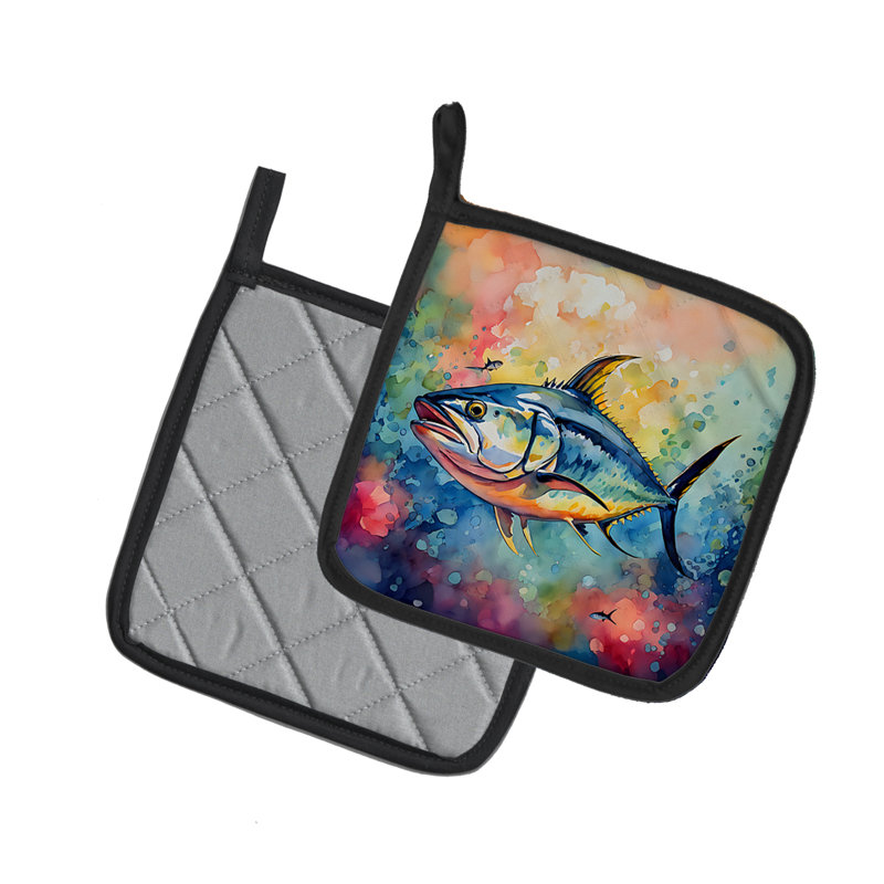 Caroline's Treasures Nautical Collection Polyester Potholder Set