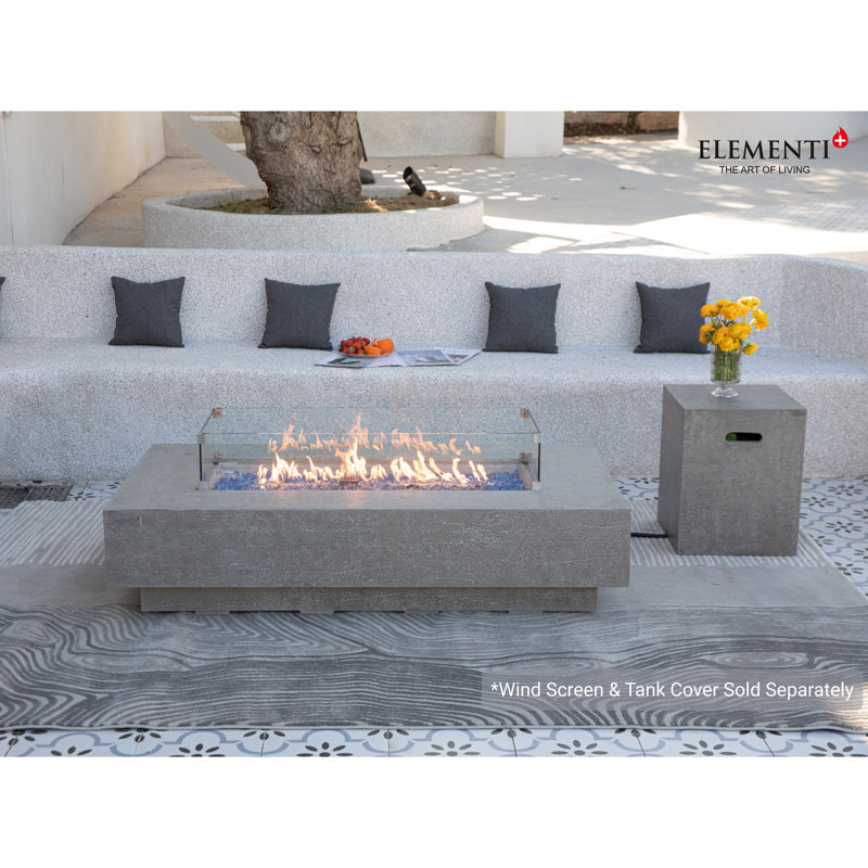 Elementi Plus Riviera 60" Fire Pit Table