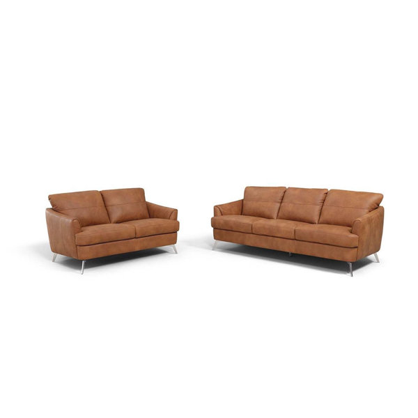 Orren Ellis Wiltraut 2 - Piece Faux Leather Living Room Set | Wayfair