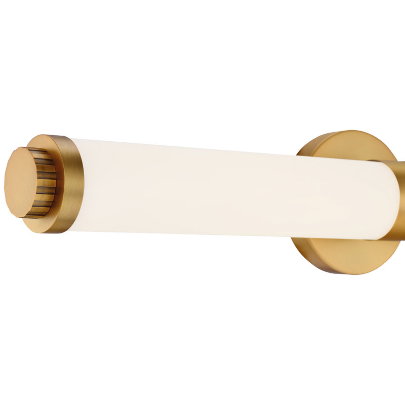 Millville Dimmable LED Vanity Light, Brushed Gold