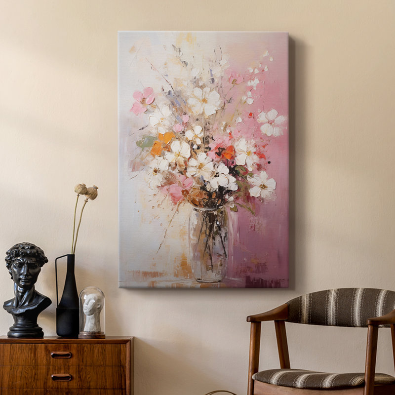 FLORAL Series CCDXL III - Gallery Cavas, H 18 po x l 12 po