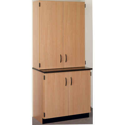 Science 6 Compartment Manufactured Wood Accent Cabinet