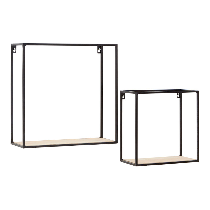 Bilst 2 Piece Solid Wood Floating Shelf