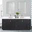Ensemble de meuble-lavabo double 84 "avec miroir Adela-1795460063-1795460056-1795460058