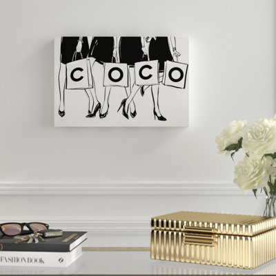 " Shopping Girls " Graphic Art Print