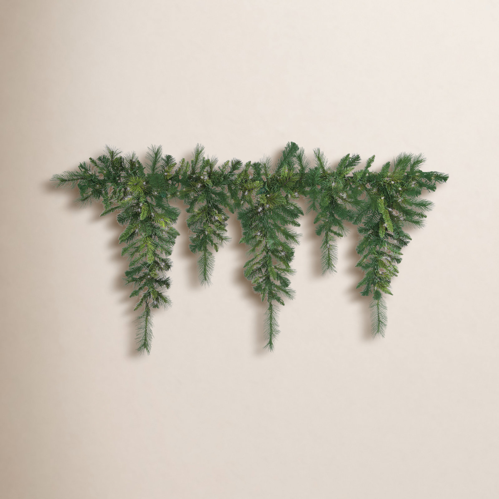 PVC Greenery 60" Pre-Lit Christmas Garland