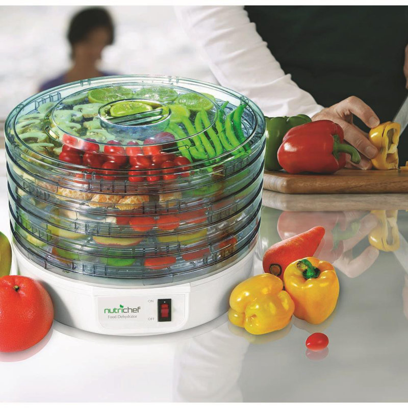 Déshydrateur de nourriture électrique à 5 plateaux nutrichef