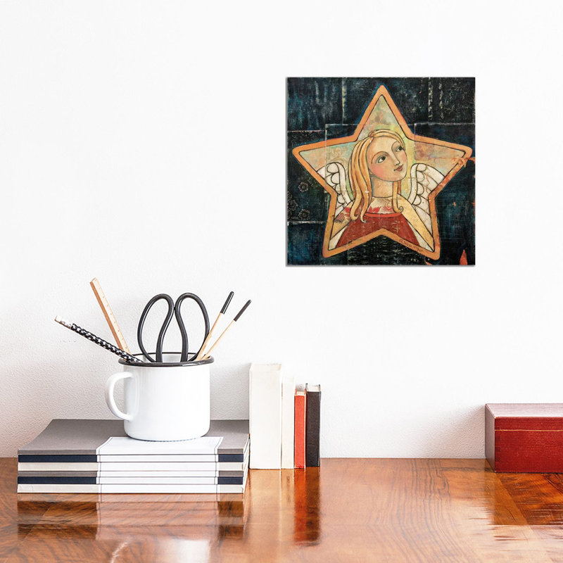 Closer To Heaven by Teresa Kogut - Painting on Canvas, Wrapped Canvas, 45.72 cm H x 45.72 cm W x 3.175 cm D