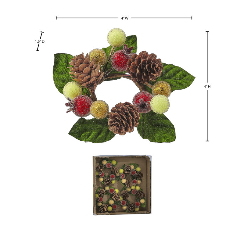 Mini anneau de bougie 4 po 
