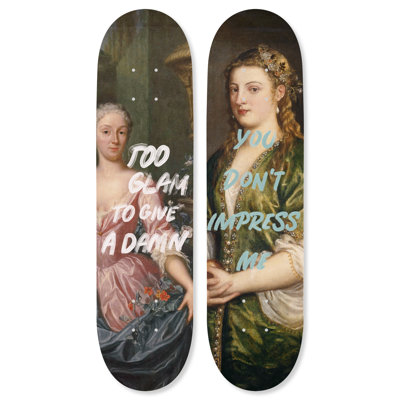 Ensemble de 2 planches à roulettes Notoriart