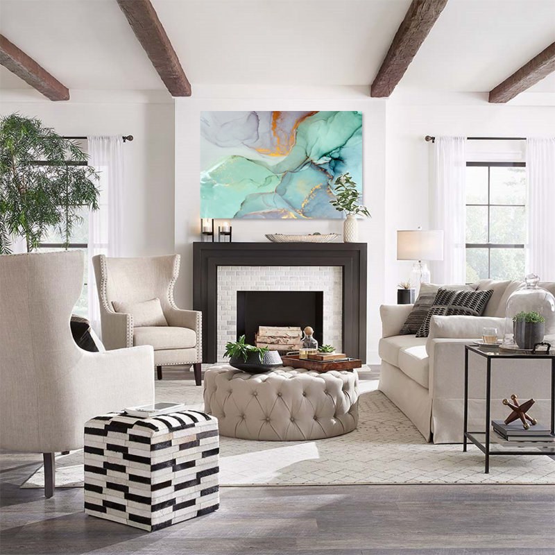 Fusion One - Unframed Graphic Art, Acrylic, 16" H x 20" W x 1.5" D