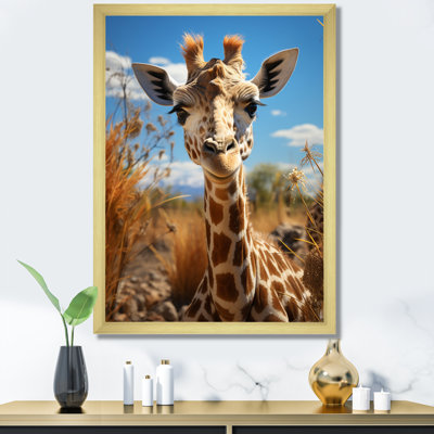 " Cute Giraffe Portrait "
