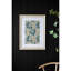 Décoration murale florale 24 po x 32 po - Cadre doré luxueux, impressions florales multicolores pour des œuvres d'art à domicile, photos de luxe, chambre à coucher et vestibule