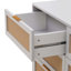 Armoire de rangement en rotin 6 tiroirs