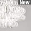 Ecos Suspension 60C White Striped Matt Bronze 2 E26 Ul-821252013-821252014-821252011