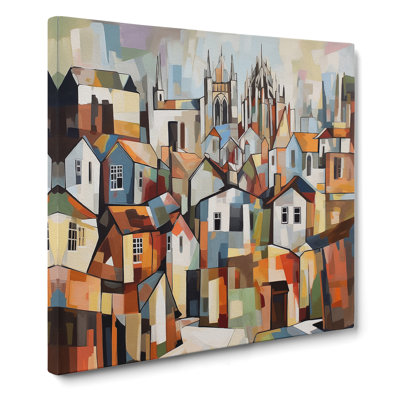 City Of Canterbury Cubism No.1 - Print