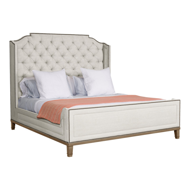 Michael Weiss Queen Glenwood Bed, Hampton, Nadia Parchment, Yes