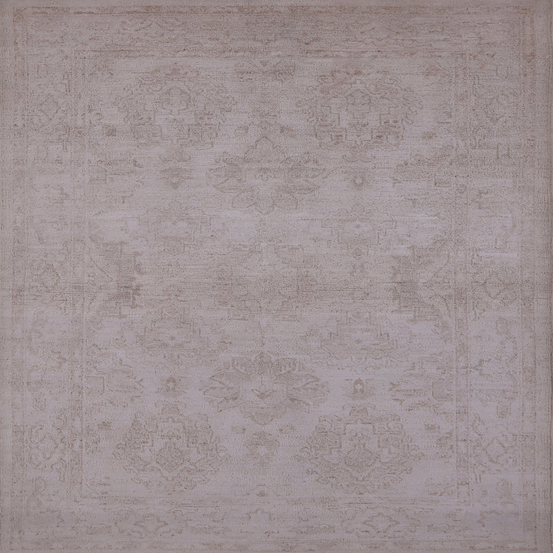 Tapis oriental gris Khosrov, Carré 4 pi