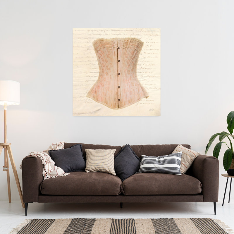 Corset VI, art rétro rétro, H 36 po x l 36 po