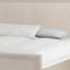 Ensemble de chambre à coucher grand lit, chêne naturel, argent, champagne, ensemble de 2 pièces avec table de chevet-130996393