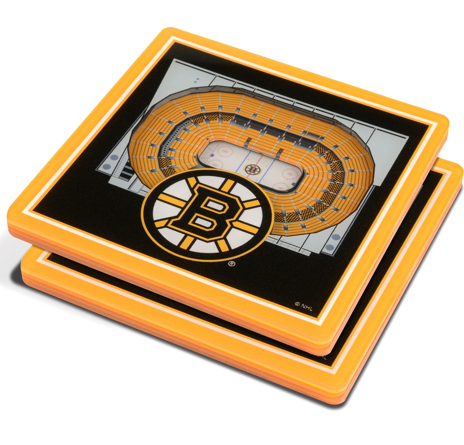  YouTheFan NHL Boston Bruins 25-Layer StadiumViews 3D