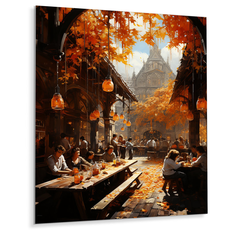 Allemagne, bière, fête de la bière Oktoberfest I - Allemagne, art mural en métal, H 20 po x l 12 po x P 1 po