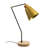 Industrial Table Lamp with Iron Body & Hornbeam Base, 5.5 in Diameter x 20.5 in Height | E27 Socket (Max 40W), 7.1 in Base Plate Diameter | 78.7 in Cable Length | Stylish Solid Color Design for Modern Home & Office Décor-1099775489
