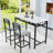 3 Pieces Dining Table Sets, With Fixed Table