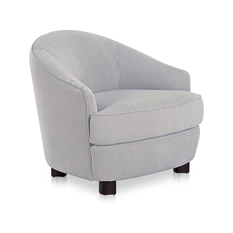 Ciara Accent Chair Navy Stripe