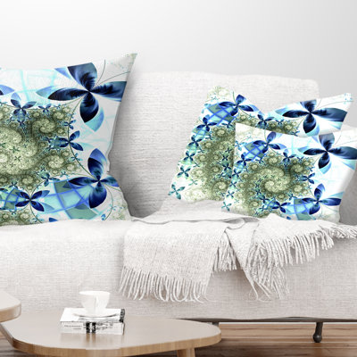 Coussin lombaire floral fractal