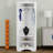 Corner Hall Tree With Shoe Bench, Versatile Coat Rack With 4 Hooks, Corner Cabinet With Adjustable Shelf-872225101
