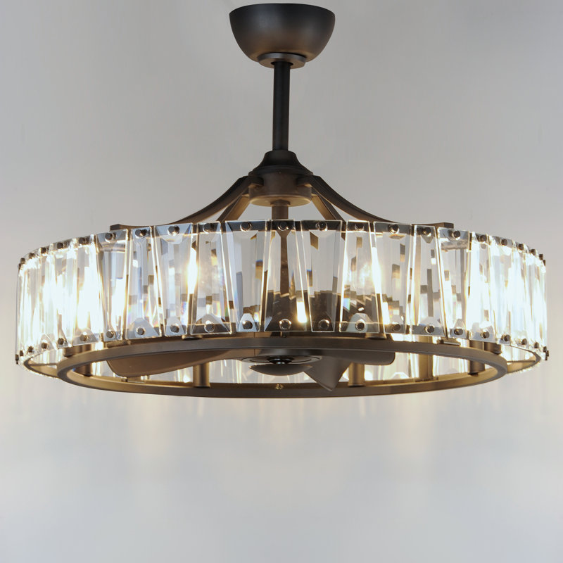 Arana 29'' Ceiling Fan with Light Kit, Black