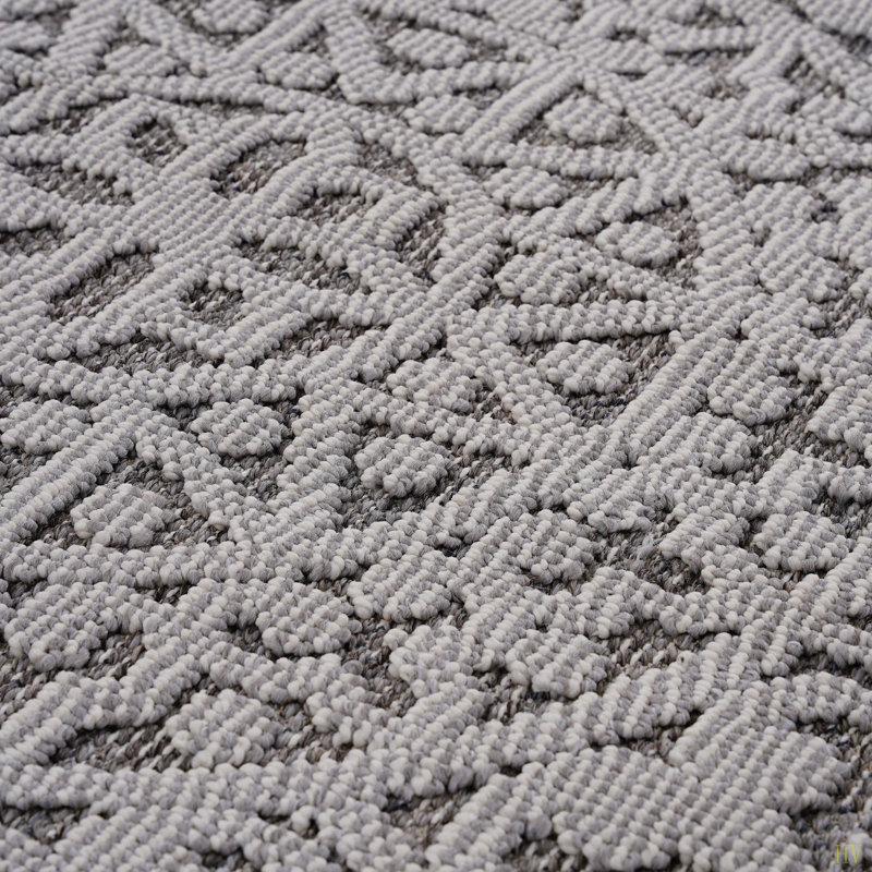 Collection 5X7 Medallion Indoor/Outdoor Area Rug, Rectangle 5'3" x 7'6"