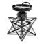 Jobanny 7.68'' Moravian Star Semi Flush Mount
