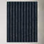 Nichols Striped Handmade Tufted Wool Navy Area Rug-1030637342