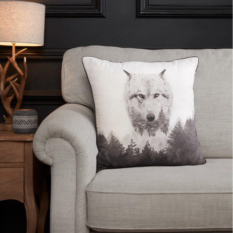 Valarie Animal Print Square Cushion
