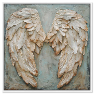 Wings of Ash I Canvas Wings Wall Art by Art Remedy