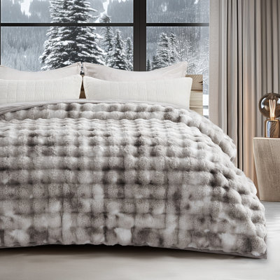 Ridgeline Faux Fur Throw Blanket