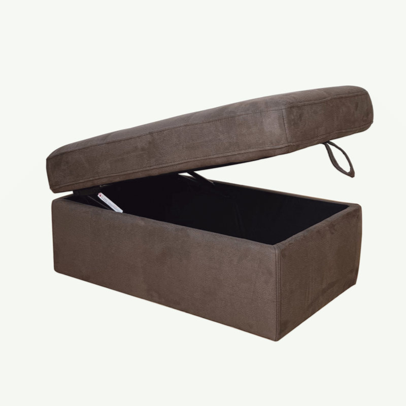 Brown Storage Ottoman