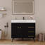 Single Bathroom Vanity with Engineered Marble Top-373475021