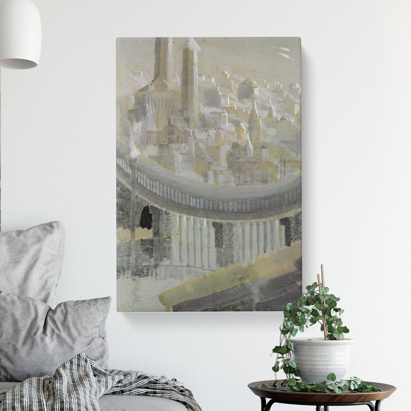 The City Vol.2 by Mikalojus Konstantinas - Wrapped Canvas Painting, 50cm H x 35cm W x 3cm D