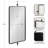 Kasota Vintage Metal Tall Rectangle Mirror