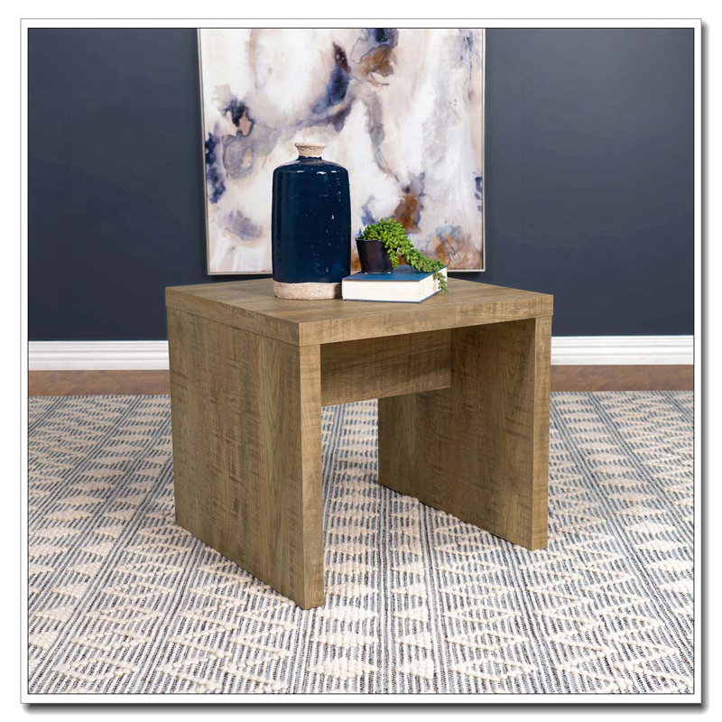 Table de bout en bois d'ingénierie Brianna