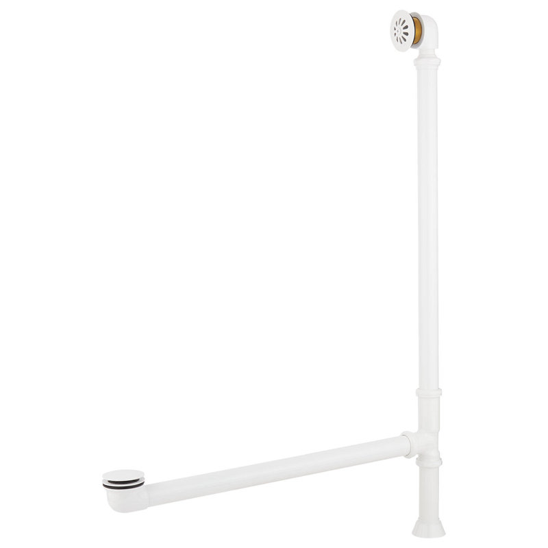 54" Miya Cast Iron Clawfoot Soaking Tub, White