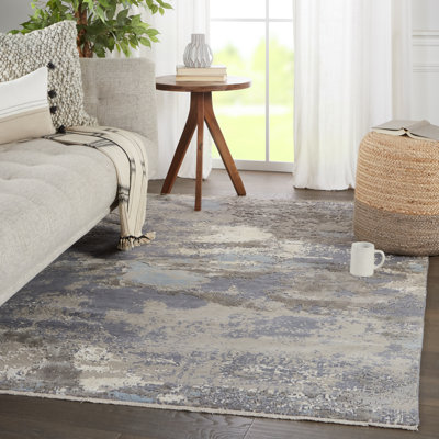 Tapis abstrait gris