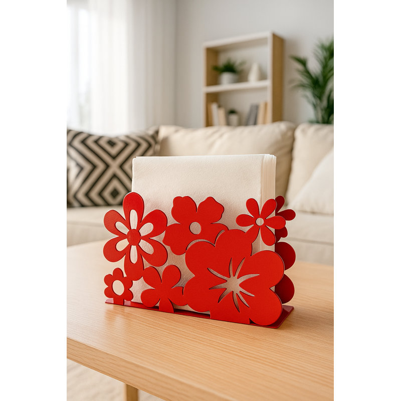 Porte-serviettes Tillie, Rouge