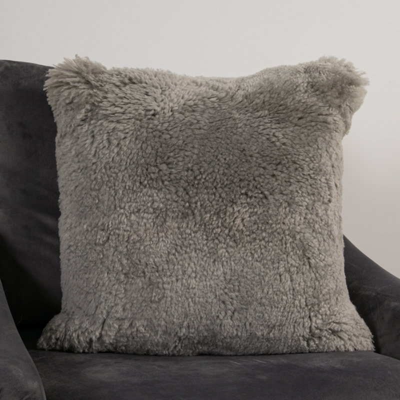 Lowellville Square Cushion, Light Grey