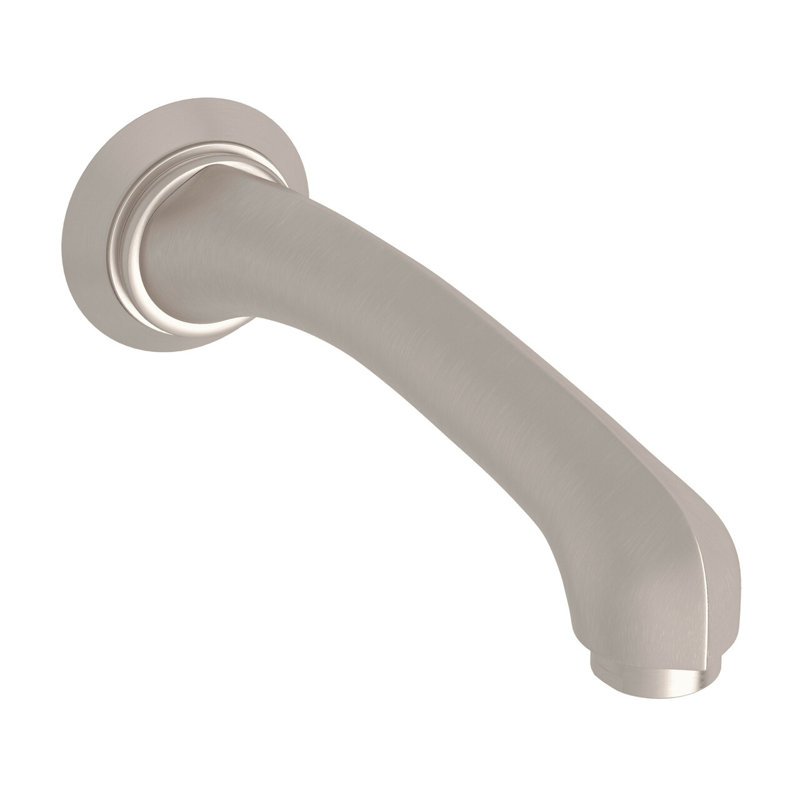 Zephyr Wall Mounted Tub Spout, Satin Nickel